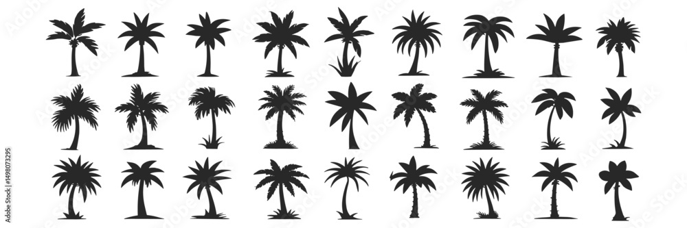 vector silhouettes of plants vector silhouettes of plants