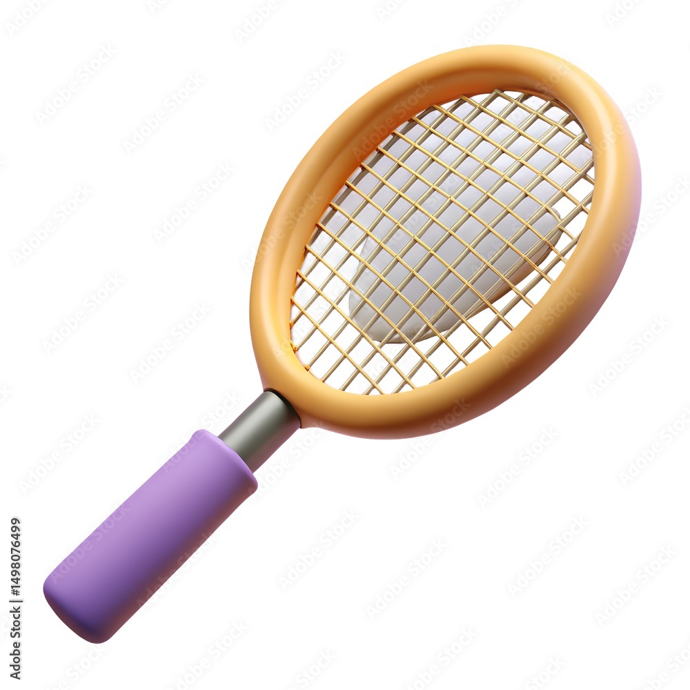 badminton racket and shuttlecock badminton racket and shuttlecock