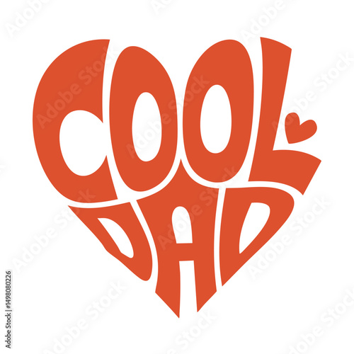 Best Dad Ever Heart Graphic