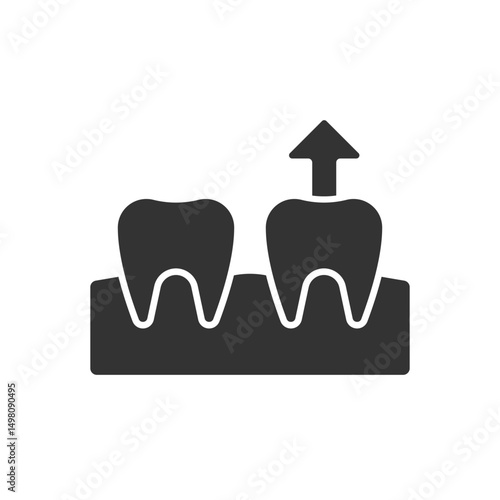 Dental Tooth Remove Icon
