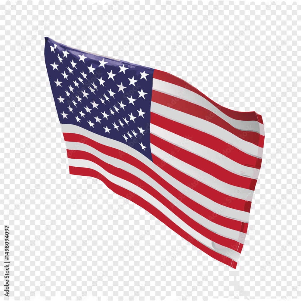 Fototapeta premium flag of united states vector