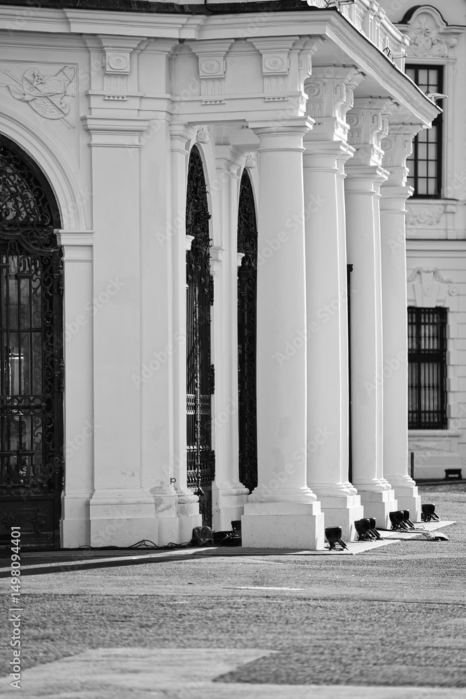 Obraz premium columns from Belvedere Palace