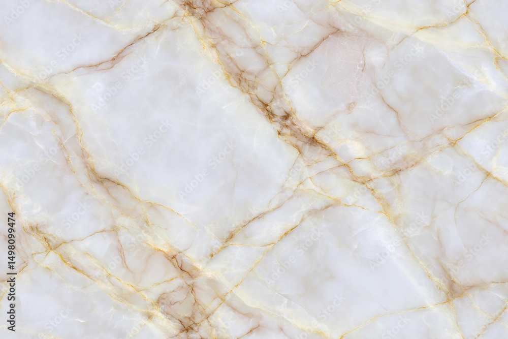 Fototapeta premium Elegant seamless marble pattern with soft tones and golden veins