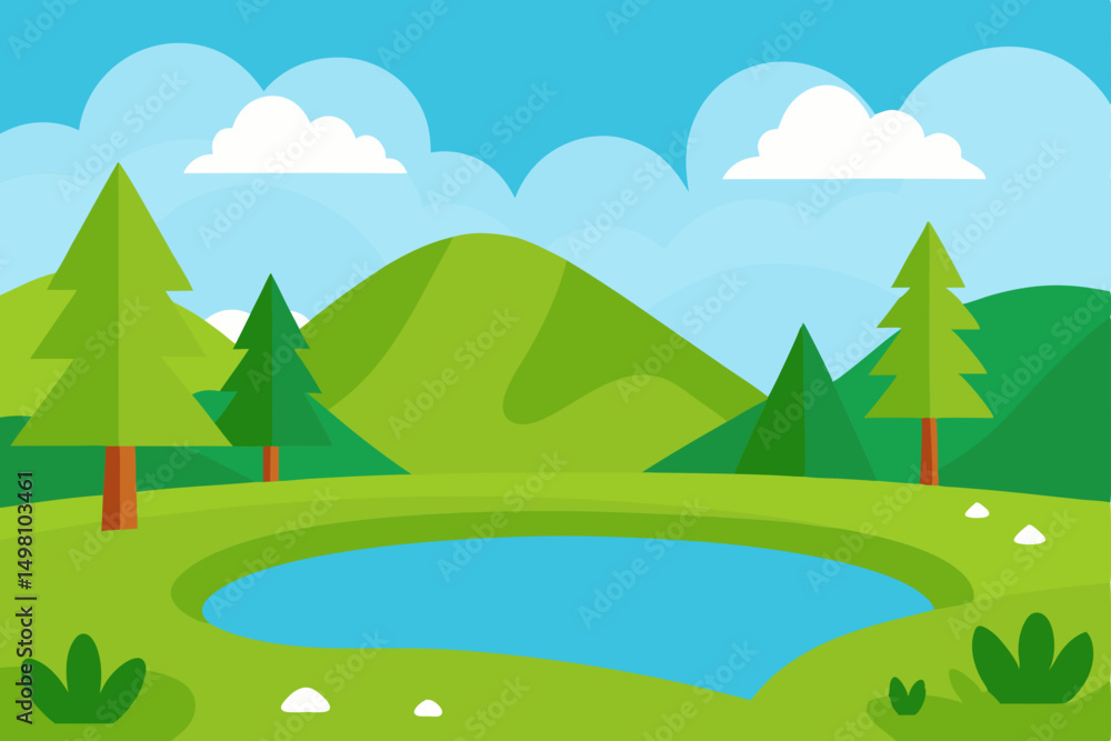 landscape with mountains and blue sky landscape with mountains and blue sky