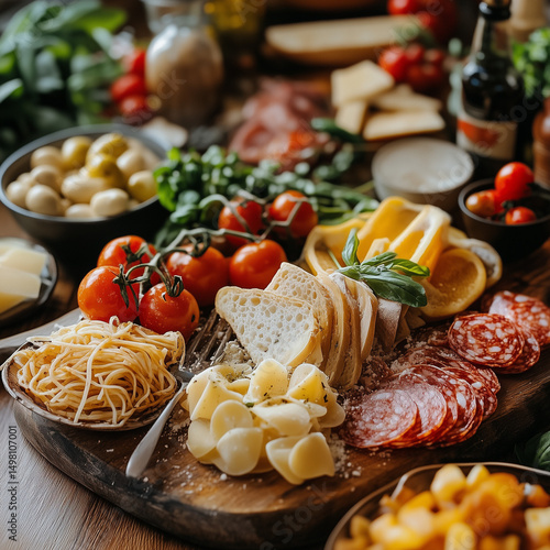 italian pasta with tomato sauce