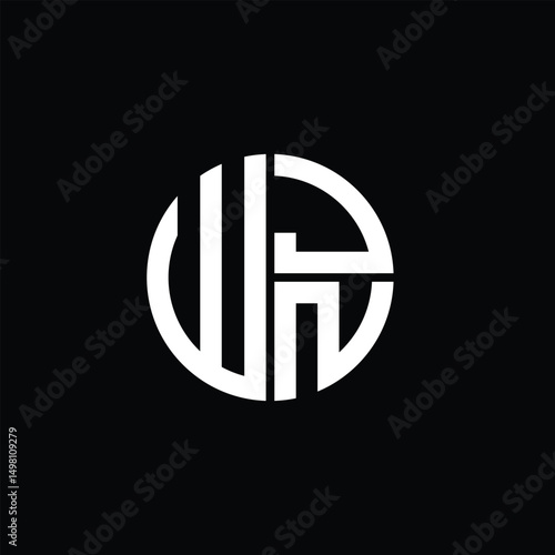 Free Download WJN logo WJN icon WJN monogram WJN letter minimalist Circle flat Unique modern abstract logo design. - GFXLoad
