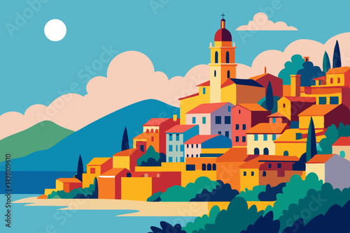 vector illustration of a city