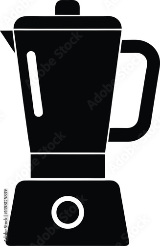 illustration of a blender silhouette 