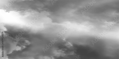 Storm clouds covered the entire sky. Beautiful dark dramatic sky with stormy clouds time lapse before the rain. Dark storm sky with light part, overcast sky.