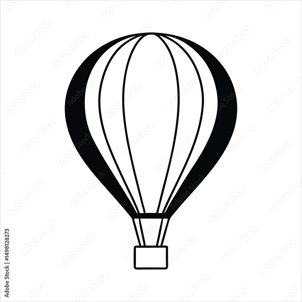 Obraz premium hot air balloon vector illustration