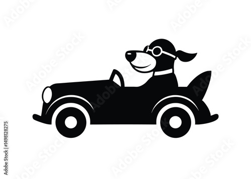 Toy car isolated on white background.