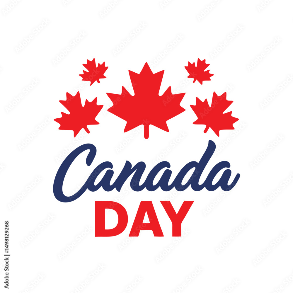 Obraz premium Canada Day Maple Leaf Design.