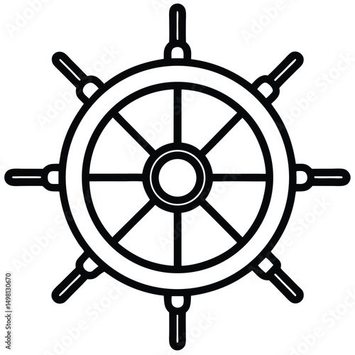 steering wheel vector illustration
