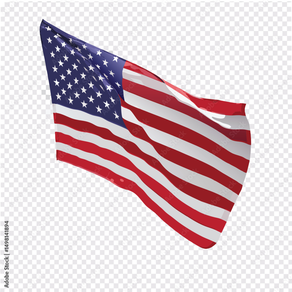 Fototapeta premium flag of usa vector