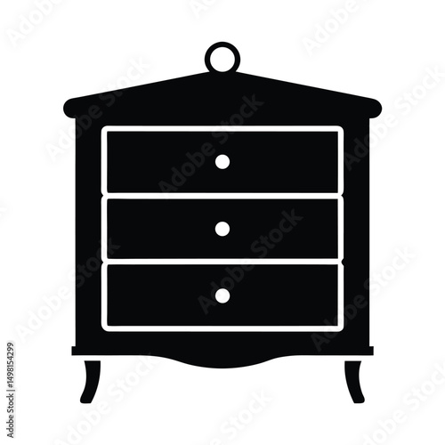 wooden chest of drawers