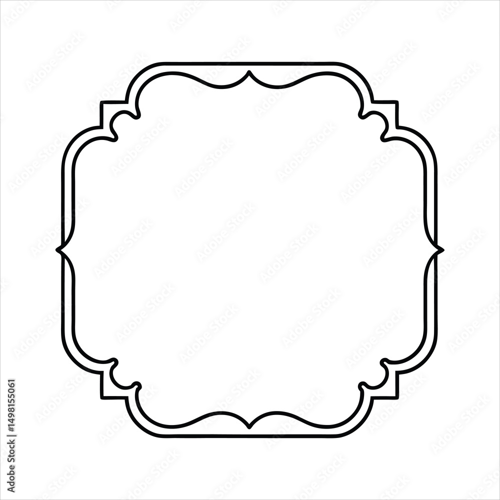 vector illustration of a frame with a ribbon vector illustration of a frame with a ribbon