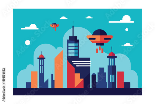 urban city background