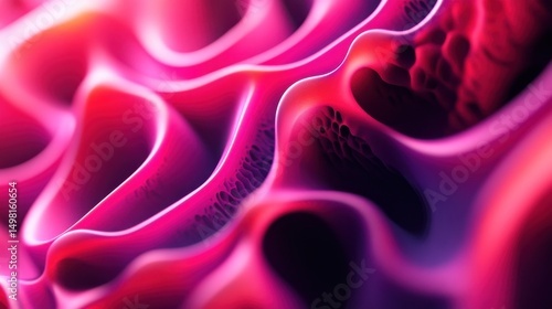 Abstract pink and purple wavy texture background for creative design