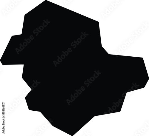 Agios Nikolaos Pafou Cyprus silhouette map