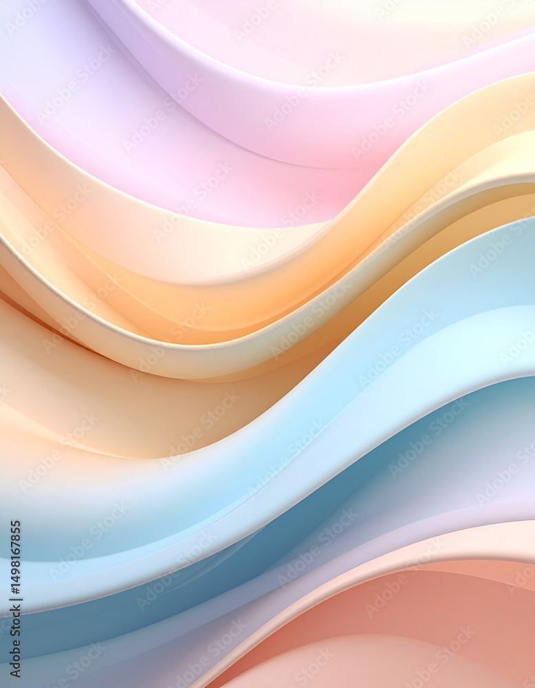 Fototapeta premium Modern abstract background with soft gradients and subtle textures, pastel tones