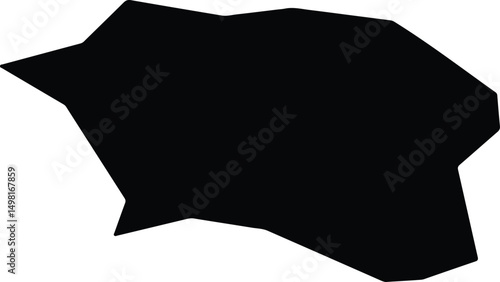 Agios Ermolaos Cyprus silhouette map