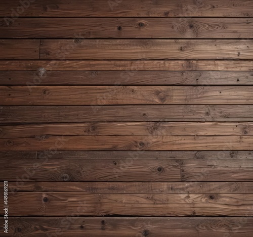 Wallpaper Mural Deep brown, weathered wood planks, rich grain,  wood background,  antique Torontodigital.ca