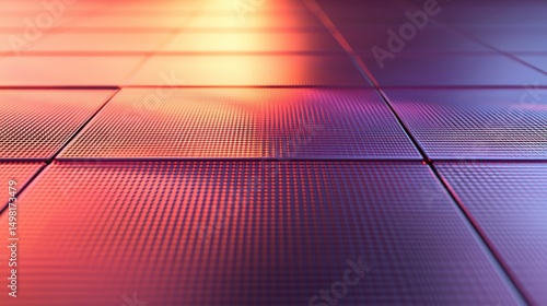 Vibrant Abstract Background with Textured Tiles and Smooth Colors