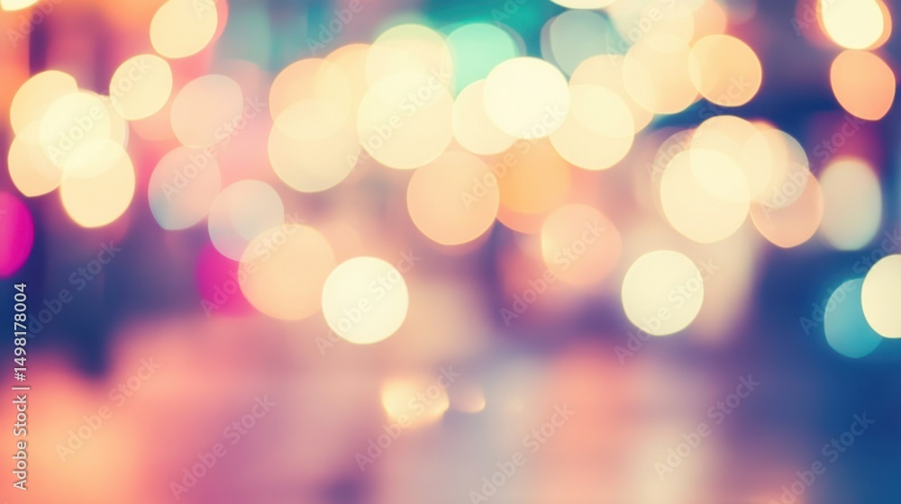 Colorful Bokeh Lights Creating a Dreamy Background Effect Colorful Bokeh Lights Creating a Dreamy Background Effect