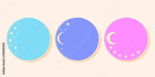 Baby Shower Frame Decoration. Bright Positive Frame Border Icon. Graphic Playful Colorful Background Symbol. Festive Simple Canvas Text Bubble. Happy Birthday Party Greeting Card Design Part.