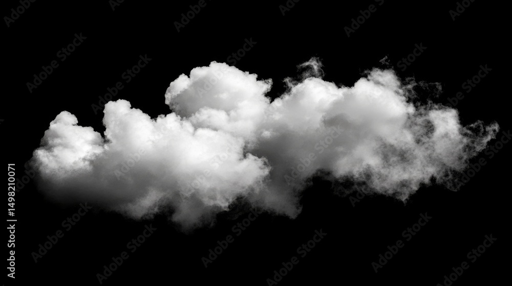 Dark smoke cloud from large explosion in the sky Dark smoke cloud from large explosion in the sky