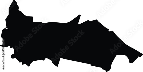 Albert Eden Local Board Area New Zealand silhouette map
