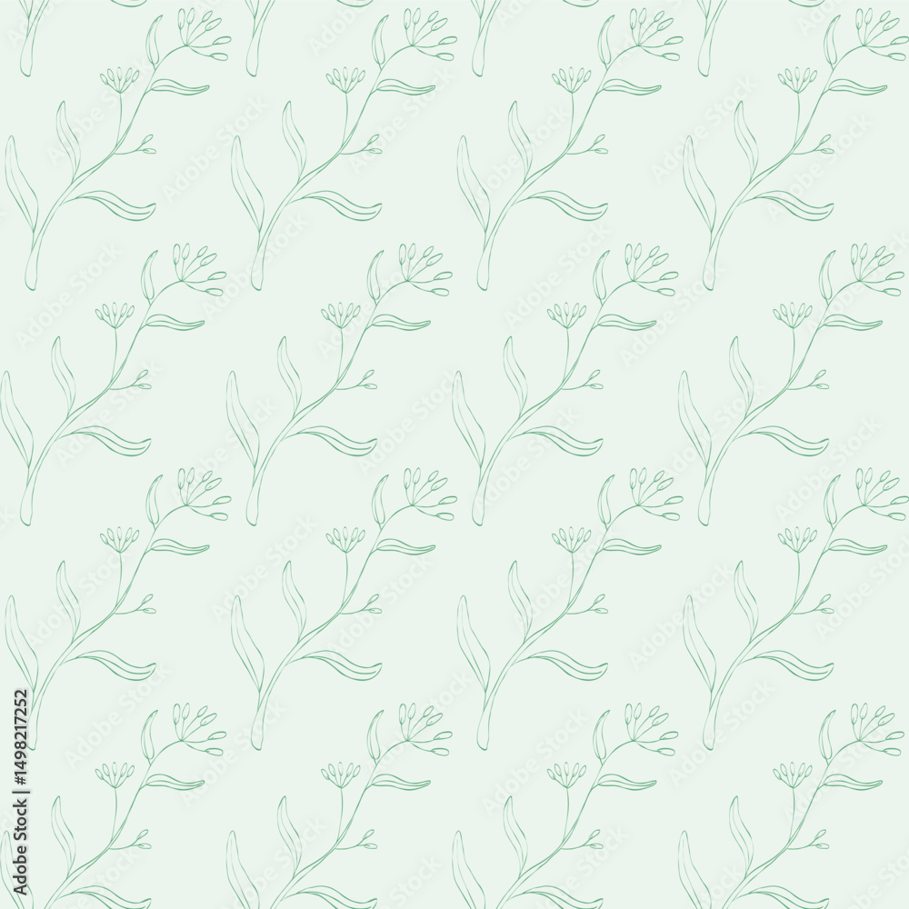 custom made wallpaper toronto digitalSeamless repeatable pattern. Light, thin lines delicate flowers angled 45 degree pattern. Simple, delicate.