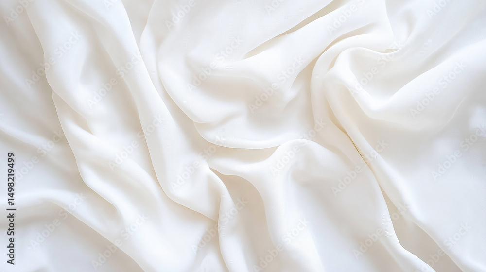 Obraz premium white silk fabric , satin background