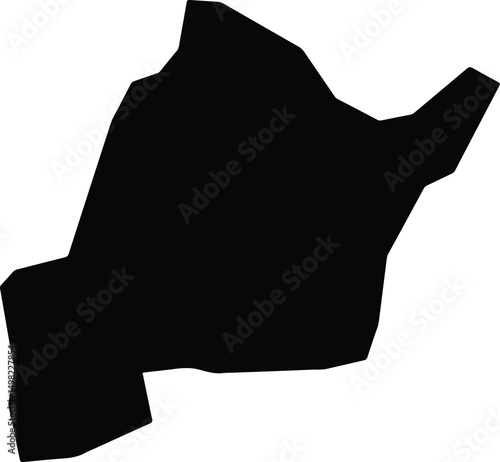 As Sunut Sudan silhouette map