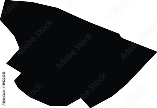 As Serief Sudan silhouette map