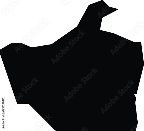 As Salam   Ar Rawat Sudan silhouette map