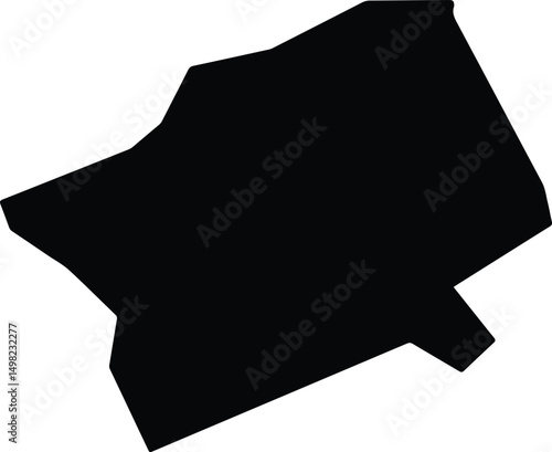 Arlene Gardens Jamaica silhouette map