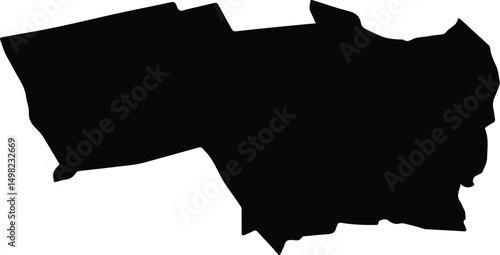Arivechi Mexico silhouette map