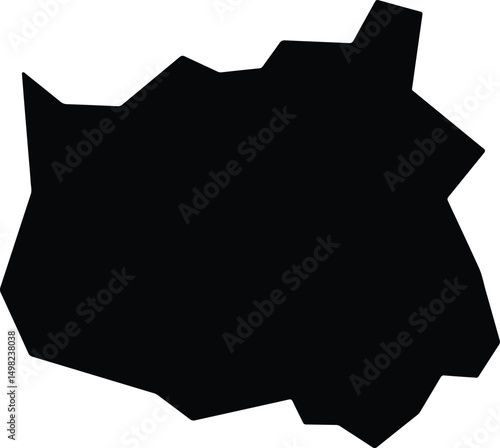 Araras Brazil silhouette map