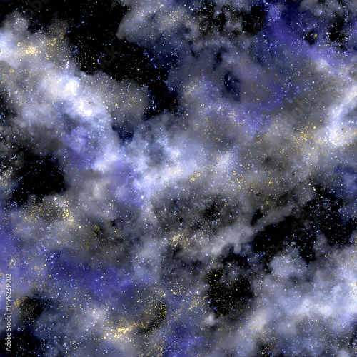 Wallpaper Mural Galaxy Space Stars Nebula Universe Cosmos Night Sky Blue Purple Astrophotography Starfield Science Starry Vast Dark Ethereal Mystical Cosmic Fantasy Twilight Luminous Milky Way Expanse  Torontodigital.ca