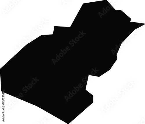 Aral`skiy Kazakhstan silhouette map