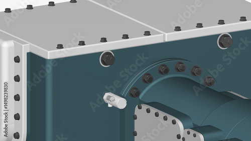 A turbomachinery illustration showing an API-618 reciprocating compressor with a piezo-velocity transducer