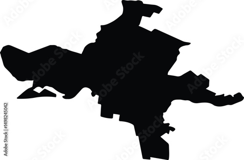 AVRAM IANCU Romania silhouette map