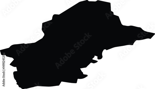 Avinurme vald Estonia silhouette map
