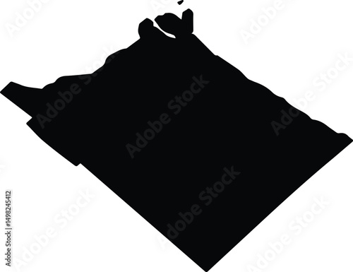 Avellaneda Argentina silhouette map