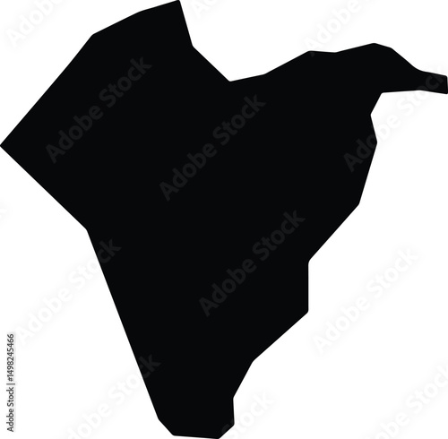 Avelino Lopes Brazil silhouette map