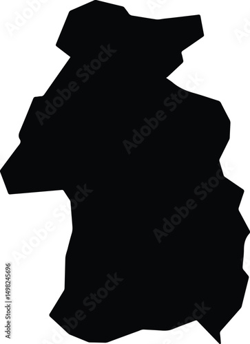 Avaré Brazil silhouette map