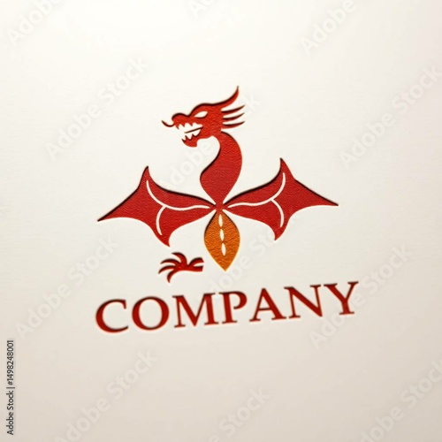Logo mockup minimalist template
