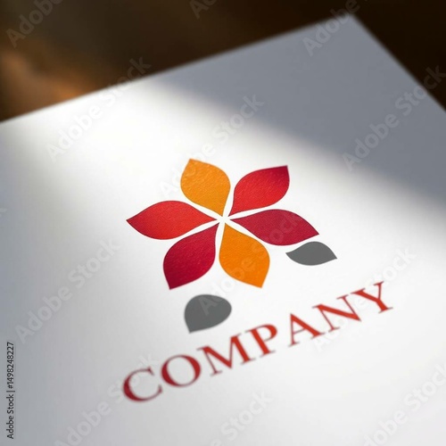 Logo mockup minimalist template