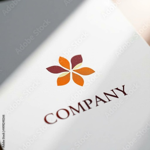Logo mockup minimalist template